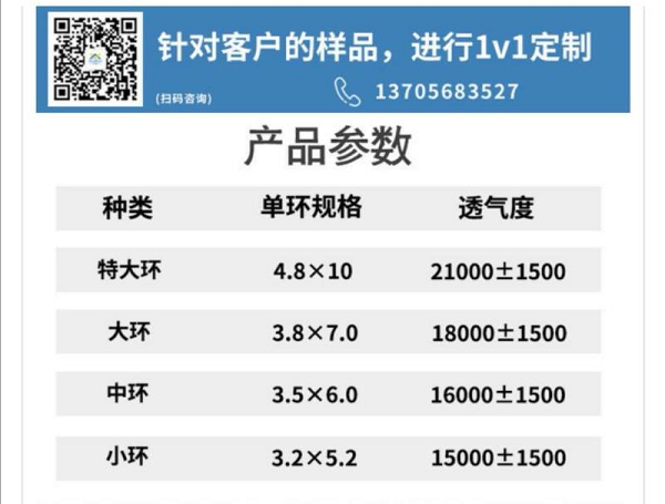 带式压滤机滤布，真空参数